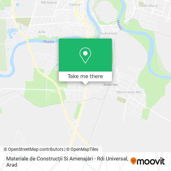 Materiale de Construcții Si Amenajări - Rdi Universal map