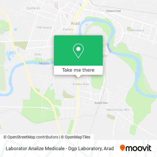 Laborator Analize Medicale - Dgp Laboratory map