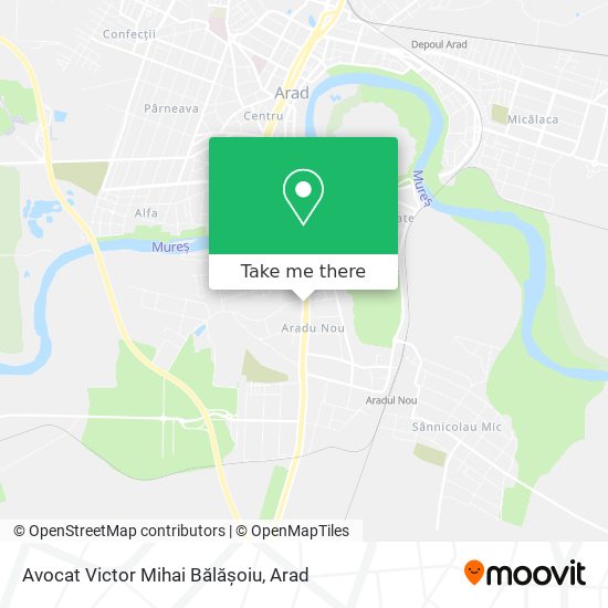 Avocat Victor Mihai Bălășoiu map