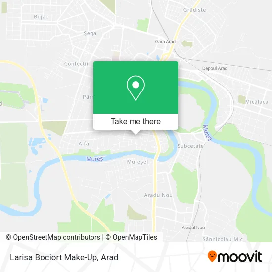 Larisa Bociort Make-Up map