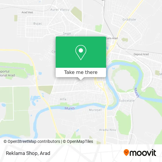 Reklama Shop map