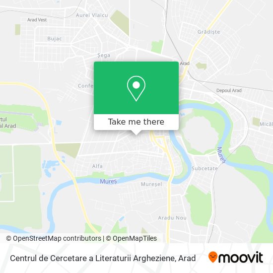 Centrul de Cercetare a Literaturii Argheziene map