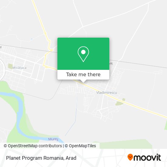 Planet Program Romania map