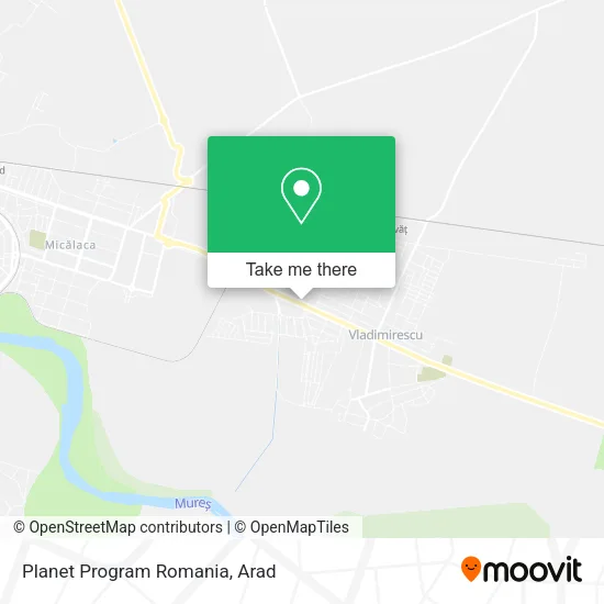 Planet Program Romania map