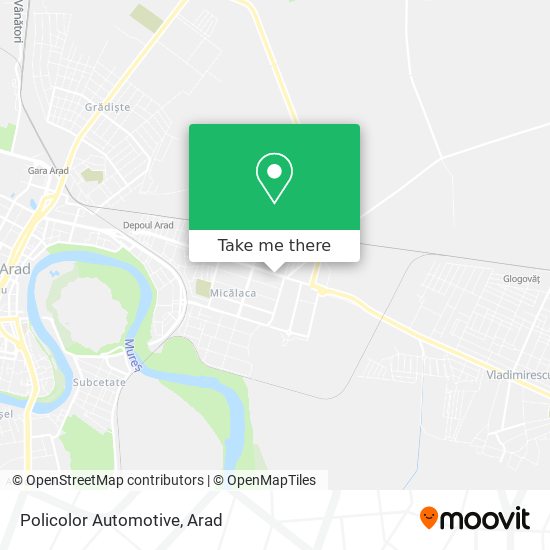 Policolor Automotive map