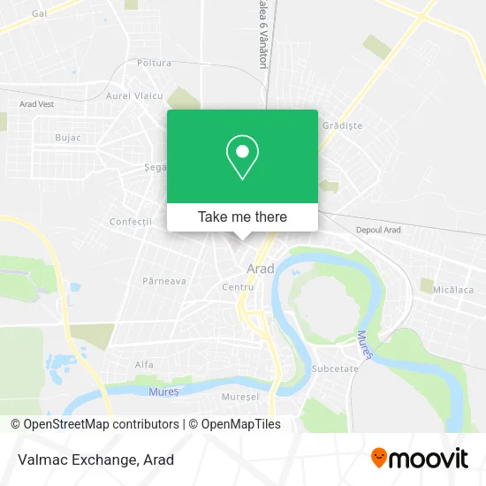 Valmac Exchange map