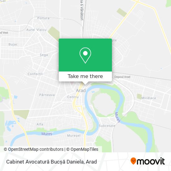 Cabinet Avocatură Bucșă Daniela map