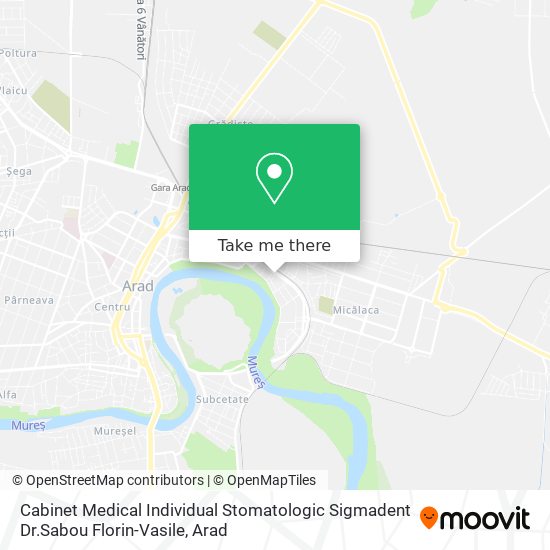 Cabinet Medical Individual Stomatologic Sigmadent Dr.Sabou Florin-Vasile map