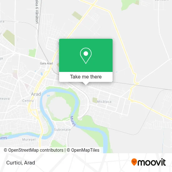 Curtici map