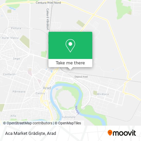 Aca Market Grădiște map