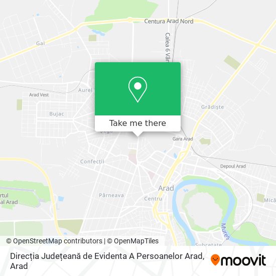 Direcția Județeană de Evidenta A Persoanelor Arad map