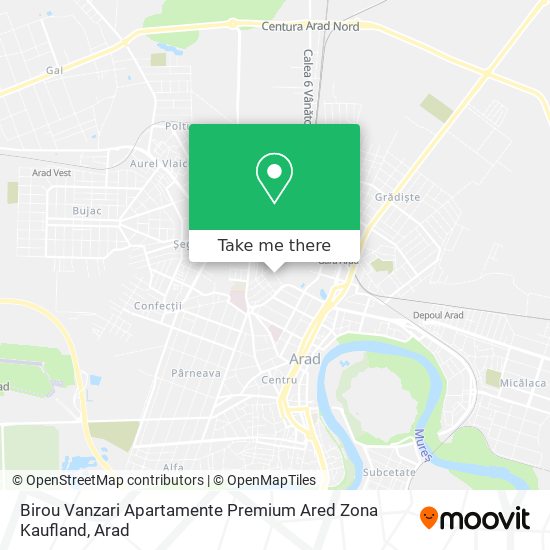 Birou Vanzari Apartamente Premium Ared Zona Kaufland map