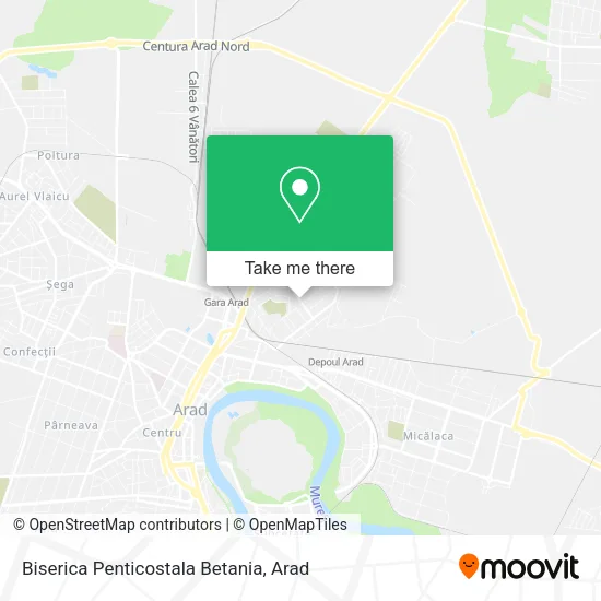 Biserica Penticostala Betania map