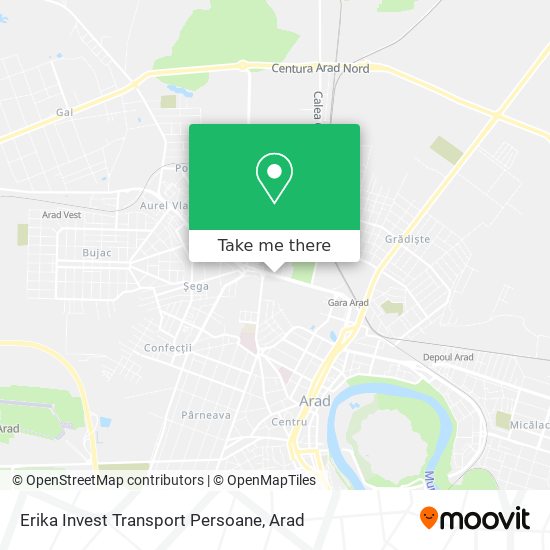 Erika Invest Transport Persoane map