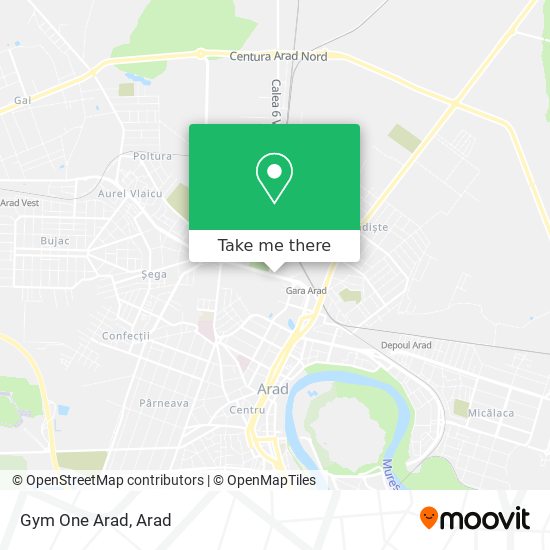 Gym One Arad map