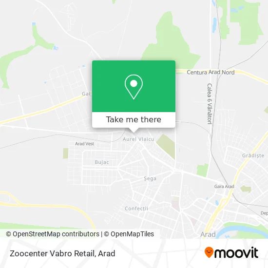 Zoocenter Vabro Retail map