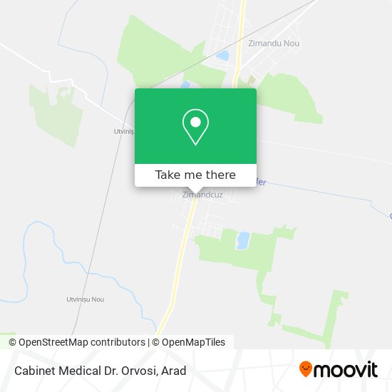 Cabinet Medical Dr. Orvosi map