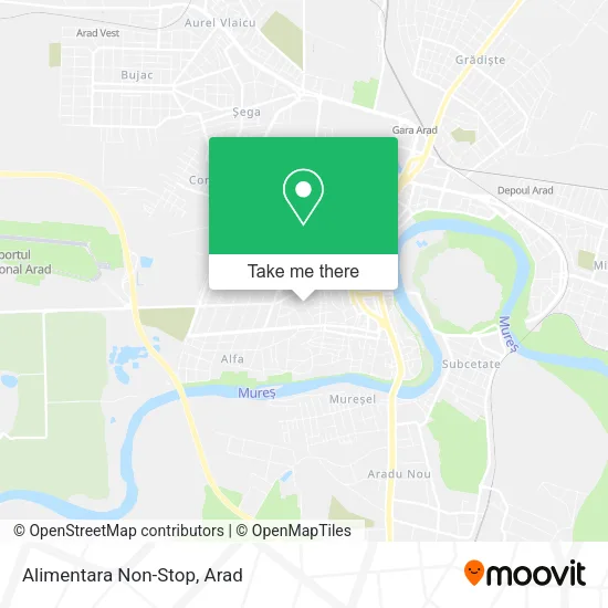 Alimentara Non-Stop map