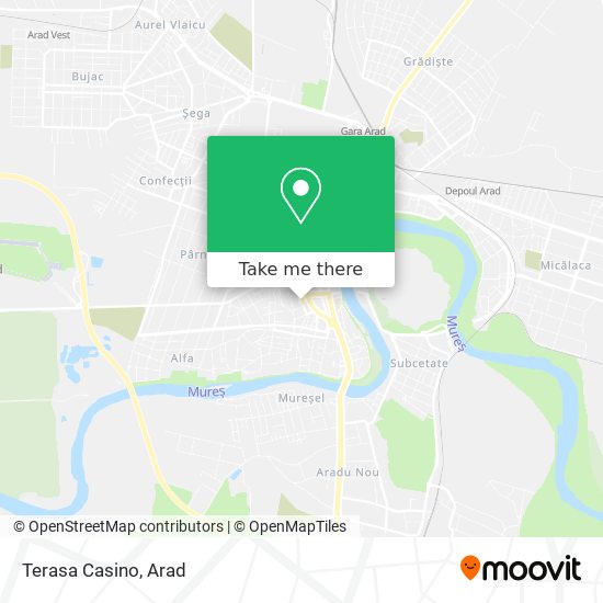 Terasa Casino map