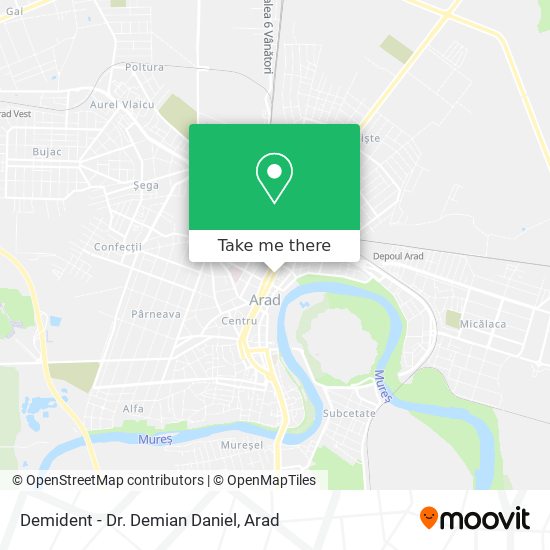 Demident - Dr. Demian Daniel map