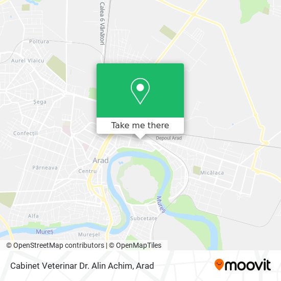 Cabinet Veterinar Dr. Alin Achim map