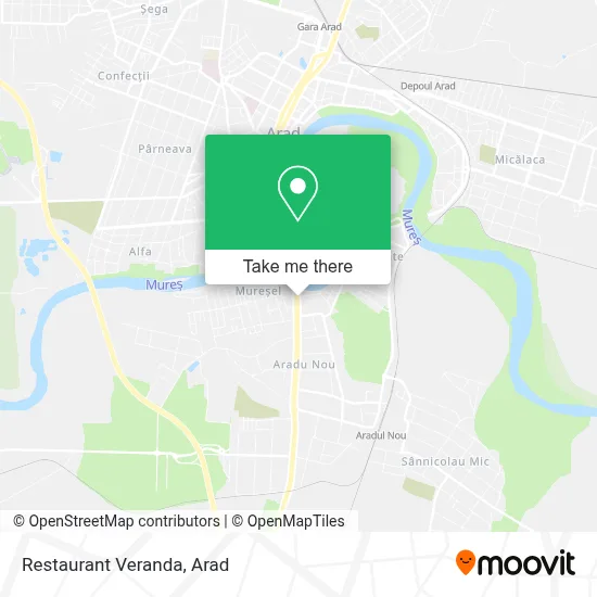 Restaurant Veranda map