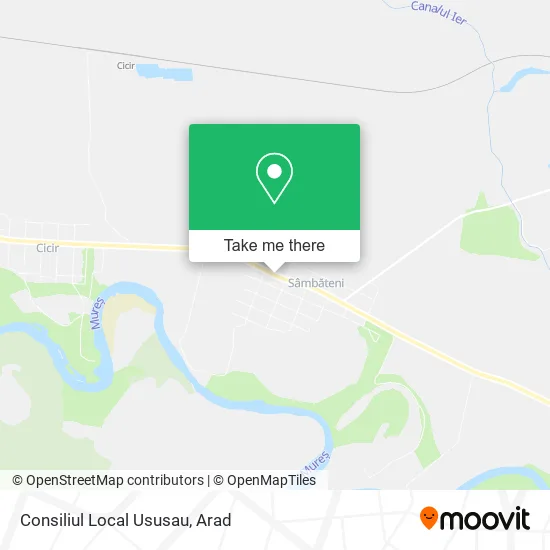 Consiliul Local Ususau map