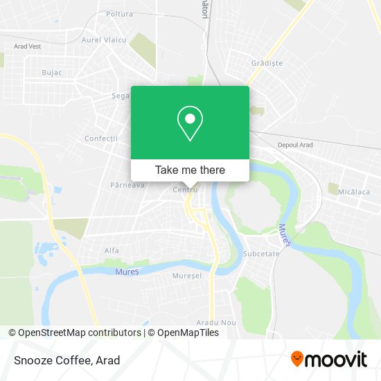 Snooze Coffee map