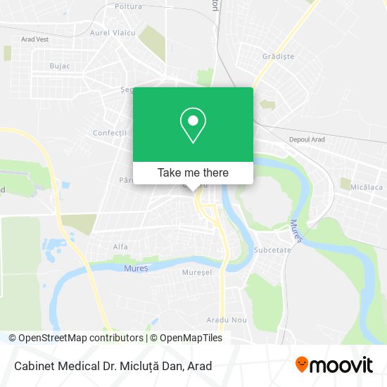 Cabinet Medical Dr. Micluță Dan map