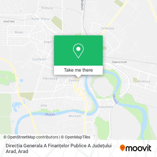 Direcția Generala A Finanțelor Publice A Județului Arad map