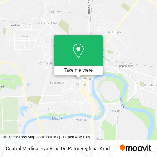 Centrul Medical Eva Arad Dr. Patru Reghina map