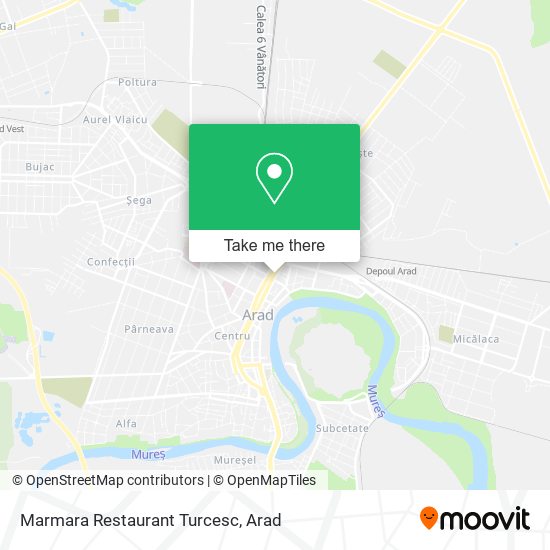 Marmara Restaurant Turcesc map