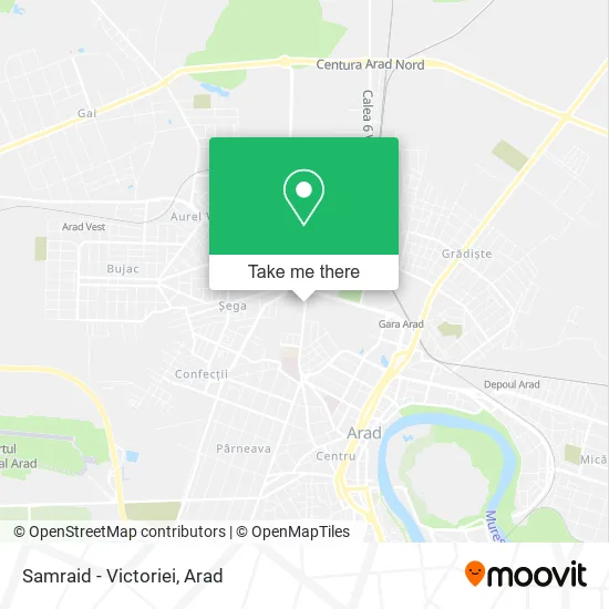 Samraid - Victoriei map