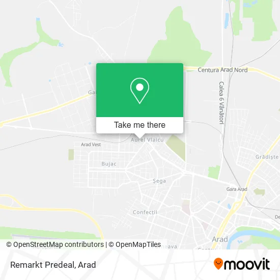 Remarkt Predeal map