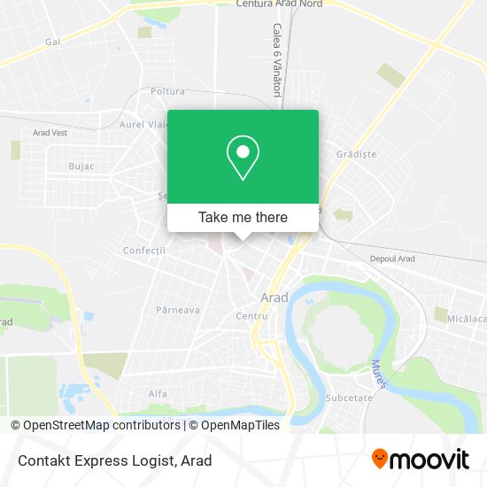 Contakt Express Logist map