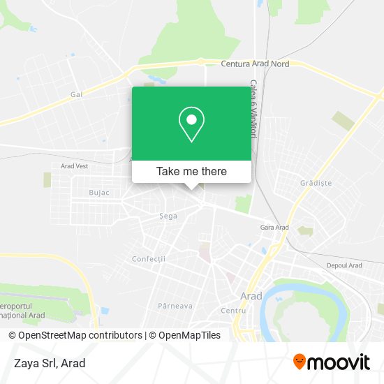 Zaya Srl map