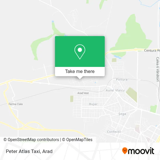 Peter Atlas Taxi map