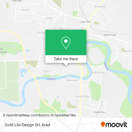 Gold Lila Design Srl map