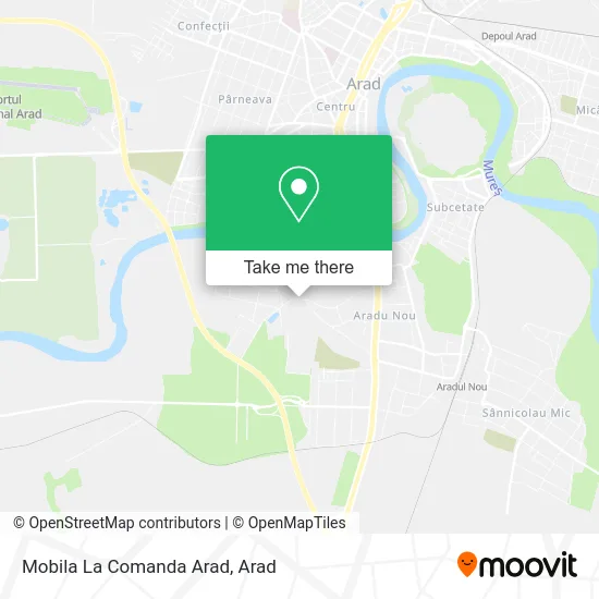 Mobila La Comanda Arad map