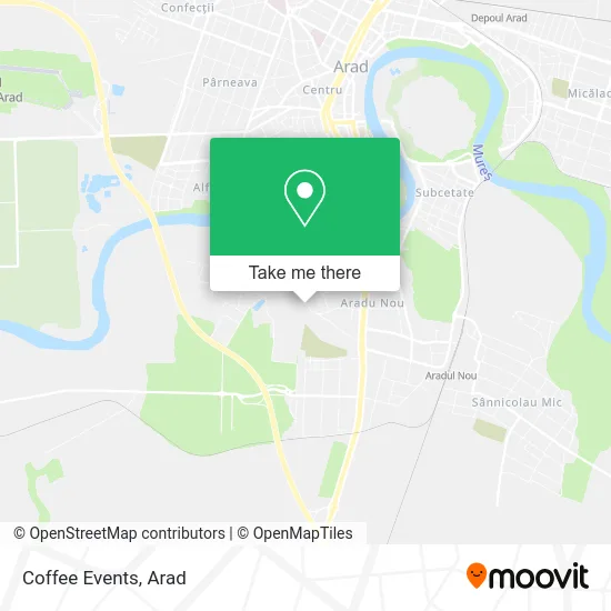 Coffee Events map