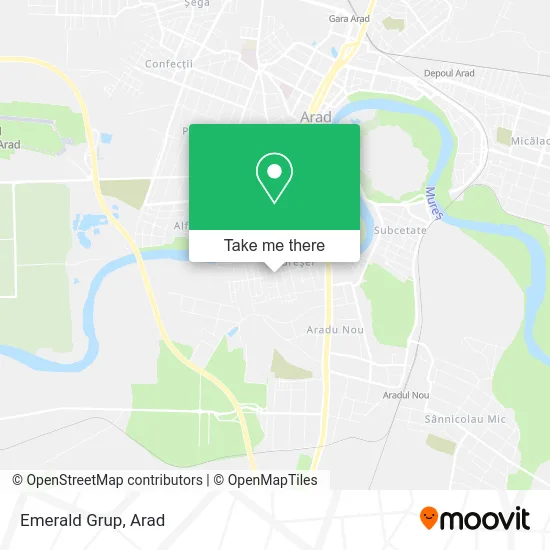 Emerald Grup map
