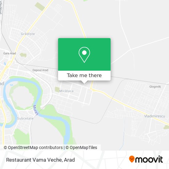 Restaurant Vama Veche map