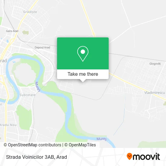 Strada Voinicilor 3AB map