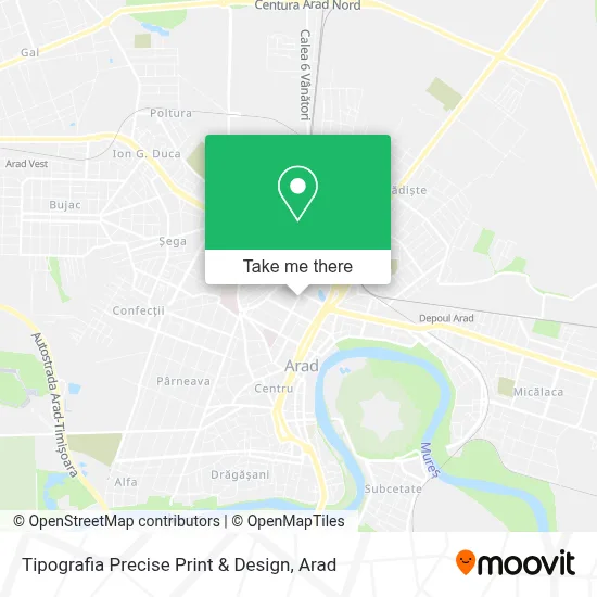 Tipografia Precise Print & Design map