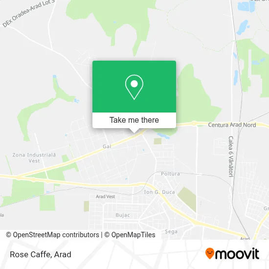 Rose Caffe map