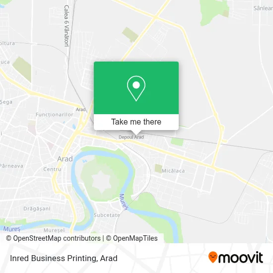 Inred Business Printing map