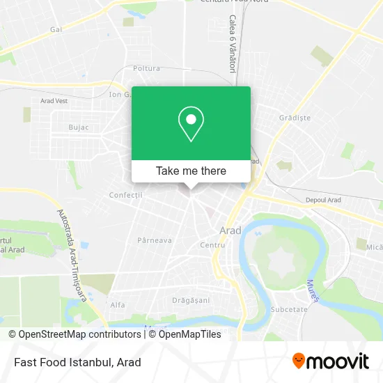 Fast Food Istanbul map