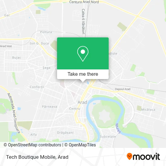 Tech Boutique Mobile map