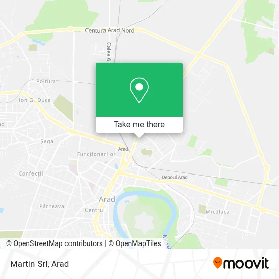Martin Srl map