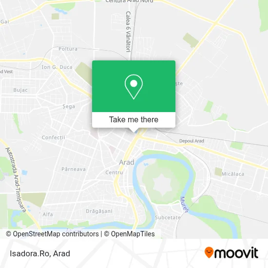 Isadora.Ro map